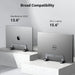 UGREEN Vertical Laptop Stand Holder Adjustable Aluminum Dock MacBook Surface Chromebook 15.6 Inch Desktop Space Saver (20471) Ugreen