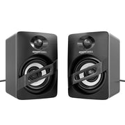 Amazon Basics ABPCS1001 USB 2.0 Deep Bass Portable Multimedia Speaker-Black(Open Box) Amazon Basics