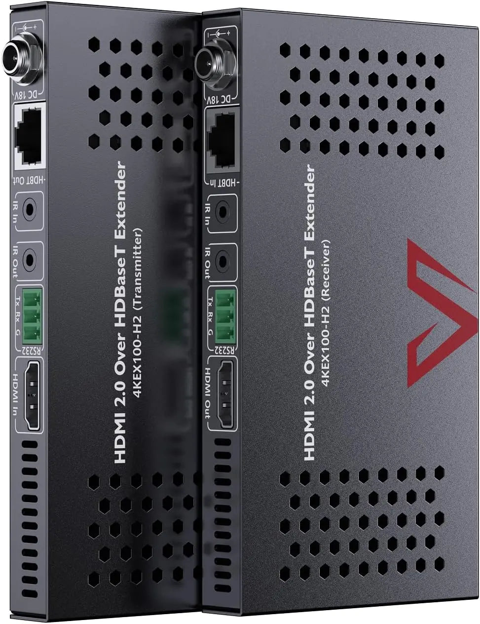 AV Access 4KEX100-H2 4K HDMI Extender Over Cat6 | 100m HDBaseT — TeckPot