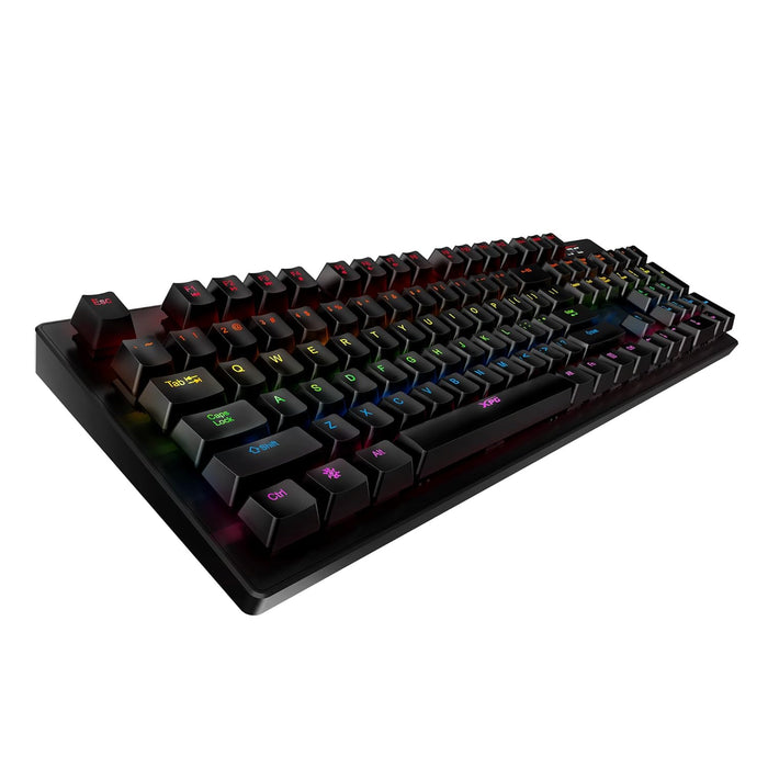 XPG INFAREX K20 RGB Mechanical Gaming Keyboard with KAIHL Blue Switches, Lighting Effects
