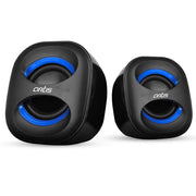 Artis Mini 2.0 USB Multimedia Speakers-Blue(Open Box/Renewed) Artis