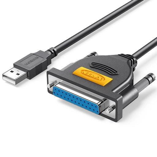 UGREEN 2M USB 2.0 to DB25 Female Parallel Printer Adapter Cable USB to Parallel Converter Inkjet Laser Printer Gray 20224 Ugreen