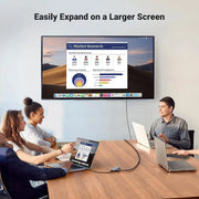 UGREEN 2M 4K@60Hz Braided HDMI 2.0 Cable Male to Male Round 18Gbps Ethernet UHD Gaming PS5 PS4 Xbox TV Monitor Computer Gold 40410 Ugreen