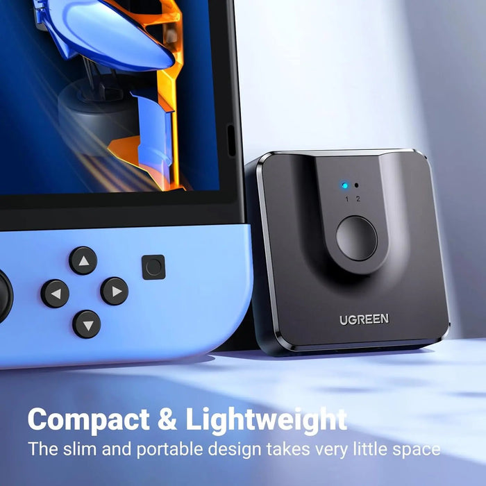 UGREEN HDMI Switch 2 In 1 Out Bi-Directional HDMI Splitter 4K@60Hz Full HD 1080P 3D Compatible TV Monitor Projector Display 50966 Ugreen