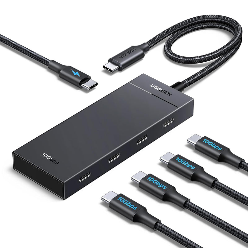 UGREEN CM806 5-in-1 USB-C hub in black, product view