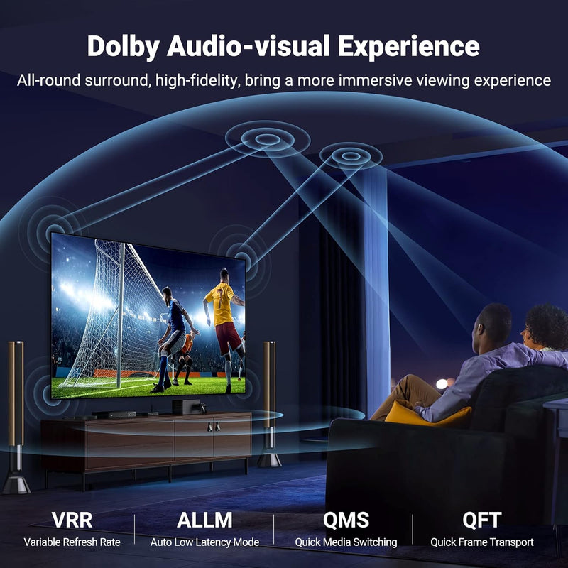 UGREEN HD140 HDMI 2.1 cable, 8K60 4K120, Dolby audio-visual experience