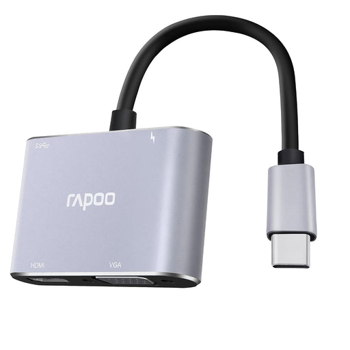 Rapoo XD30 4-in-1 USB-C Multifunction Adapter