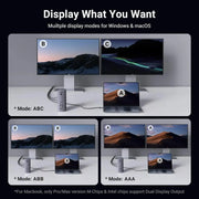 UGREEN Revodok Max 213 Thunderbolt 4 Dock 13-in-1 40Gbps Dual 4K 60Hz 8K 90W Charging 2.5GbE SD/TF MacBook Windows (25054) Ugreen