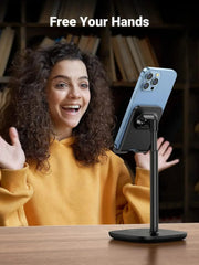 UGREEN Height Adjustable Desk Phone Holder iPhone 13 Pro Max 12 11 SE Galaxy S22 S21 All Phone Stand Universal Black (80194) Ugreen
