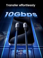 UGREEN 1M USB-C to USB-C Cable 240W PD 10Gbps Data Transfer 4K Video Braided MacBook Pro iPad Pro Galaxy Steam Deck 80150V240 Ugreen