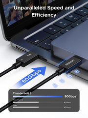 UGREEN Thunderbolt 5 Cable, 80Gbps, 240W, 1m - image 2