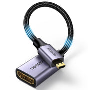 UGREEN 10553 25cm micro HDMI to HDMI 2.0 adapter, 4K60, 