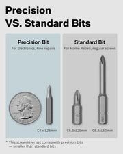 HOTO Precision Screwdriver ADV Set | 48-in-1 Magnetic Bits, Aluminum Alloy Body, Rotating Cap | Professional Repair Tool Kit for Mobile, Laptop, Watches & Electronics - Hoto India