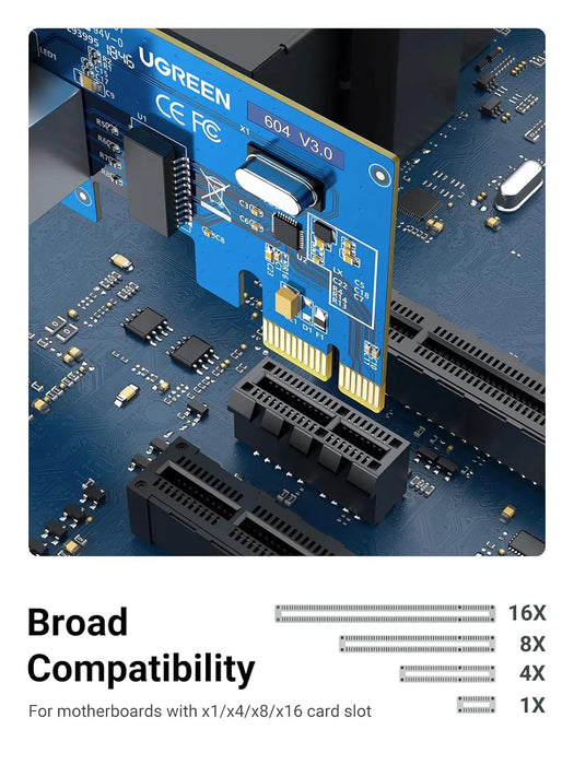 UGREEN Gigabit Ethernet PCI Express Network Card 10/100/1000Mbps Controller Desktop PC Internal Network Adapter Expansion 30771