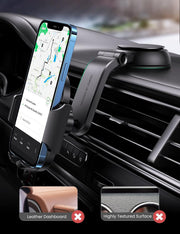 UGREEN LP405 20473 suction cup dashboard car phone holder mounted in a car