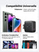 UGREEN 65W 4-Port 3C1A GaN Charger MacBook Pro Air iPad iPhone 12 Pro 11 Galaxy S20 S10 Pixel Nintendo Switch PC (70774) Ugreen