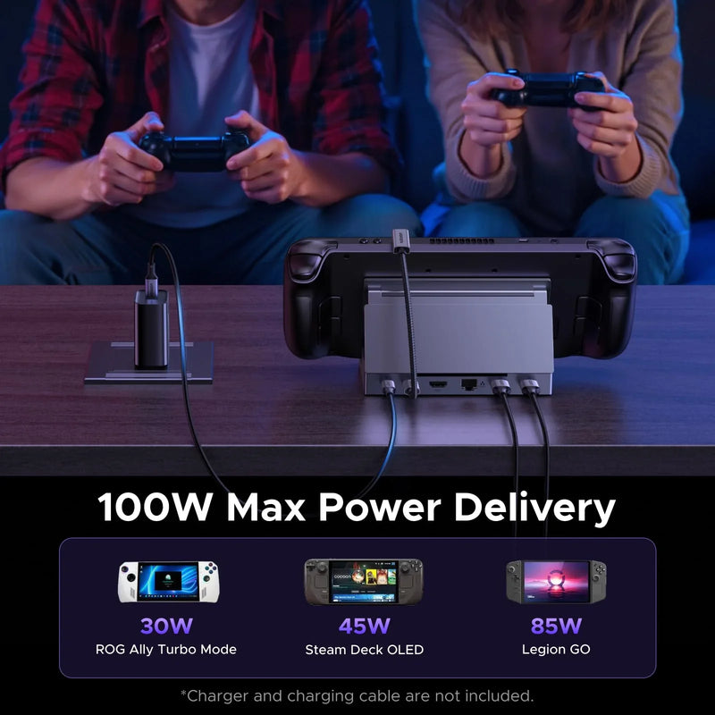 UGREEN 75126 6-in-1 handheld gaming dock 100W max power delivery