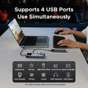UGREEN Uno 7-in-1 USB-C Hub – 4K HDMI, 100W PD, 3 USB-A, SD/TF Multiport Adapter (75179) TeckPot