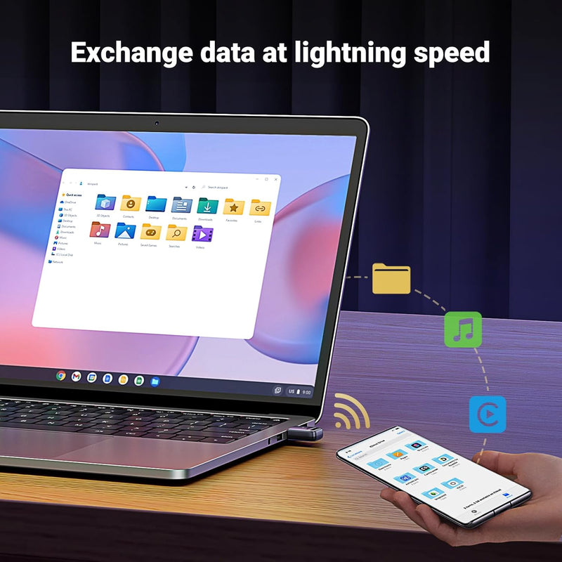 UGREEN CM748 35058 USB Bluetooth 5.4 adapter exchange data at lightning speed