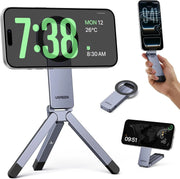 UGREEN for Magsafe Tripod 360° Rotating Adjustable Magnetic Phone Stand for 1/4'' Screw Port Compatibility with iPhone 17 16 15 14 13 12 Pro Max Air, Cell Phone StandTravel Essentials Accessories (75509) TeckPot