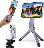 UGREEN for Magsafe Tripod 360° Rotating Adjustable Magnetic Phone Stand for 1/4'' Screw Port Compatibility with iPhone 17 16 15 14 13 12 Pro Max Air, Cell Phone StandTravel Essentials Accessories (75509) TeckPot