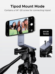 UGREEN for Magsafe Tripod 360° Rotating Adjustable Magnetic Phone Stand for 1/4'' Screw Port Compatibility with iPhone 17 16 15 14 13 12 Pro Max Air, Cell Phone StandTravel Essentials Accessories (75509) TeckPot