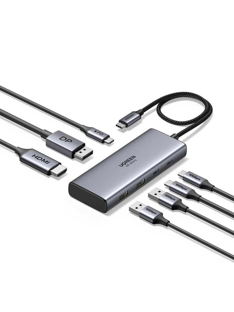 UGREEN CM498 75902 7-in-1 USB-C hub with 8K DisplayPort and 4K60 HDMI
