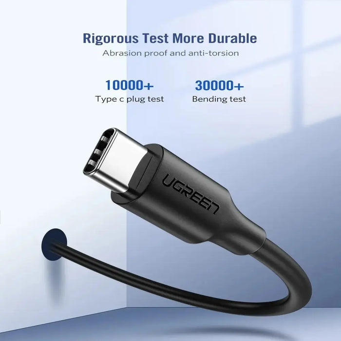 UGREEN USB C 2.0 Cable 3M 60W Male to Male Power Delivery 2.0 QC 2.0/3.0 Fast Charging Type-C Data Transfer Cable (60788) Ugreen