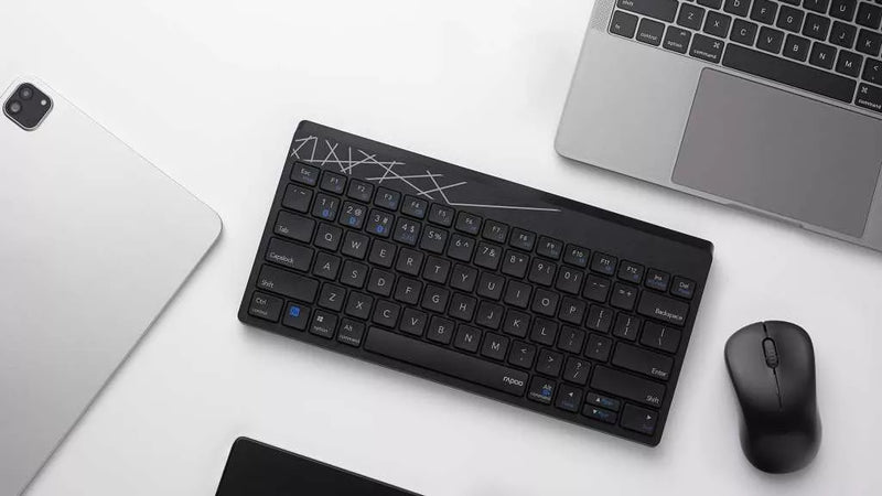 Rapoo 8000M Multi-mode Wireless Keyboard & Mouse Combo