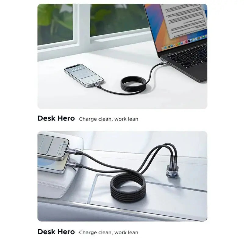 UGREEN 1Meter 100W Magnetic USB-C to USB-C PD Fast Charging Cable  (55517) TeckPot