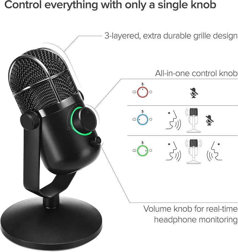 Thronmax Mdrill Dome 48khz Usb Microphone (M3) - TeckPot