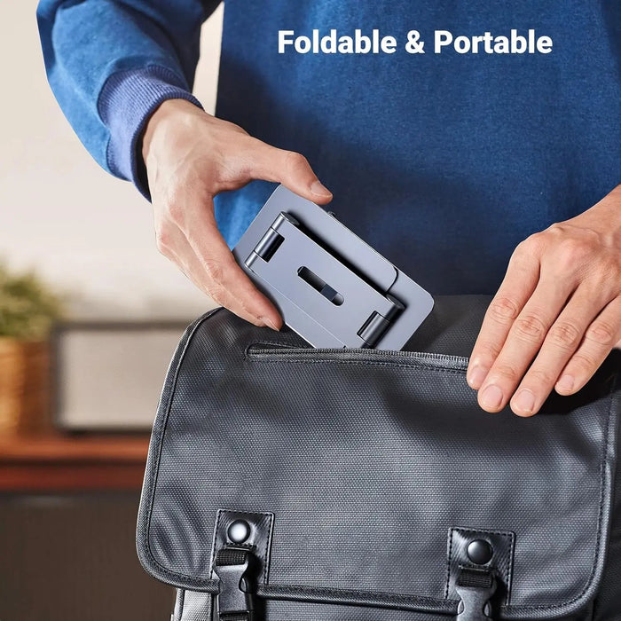 UGREEN Cell Phone Stand Adjustable Foldable Desktop Aluminum Smartphone Stand iPhone 15 14 13 12 Pro Max 11 XS 15608 Ugreen