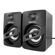 Amazon Basics ABPCS1001 USB 2.0 Deep Bass Portable Multimedia Speaker-Black(Open Box) Amazon Basics