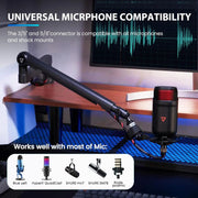 Thronmax Twist Microphone Boom Arm, Black (S6) Thronmax