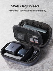 UGREEN Universal Electronic Accessories Travel Case | Cable Organizer, Portable Carrying Pouch (50903) TeckPot