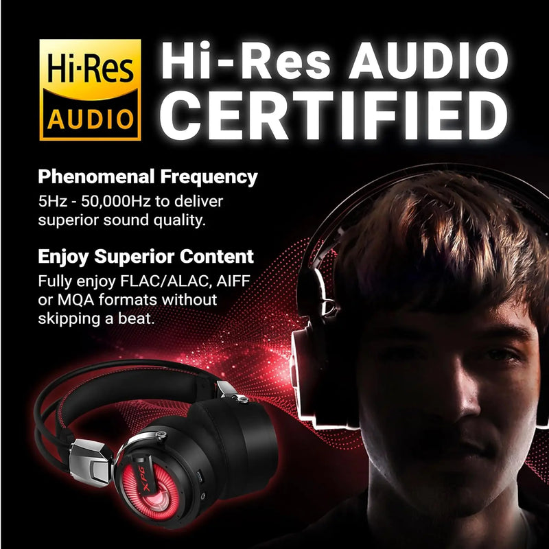 Headset Pg XPG Precog Gaming Headset with Virtual 7.1 Surround Sound Dual Drivers ...