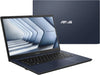 ASUS ExpertBook B1 (B1402)-14.0-inch  / FHD / i7-1355U / Supports Iris Xe with Dual channel RAM / HD Cam / 16GB DDR4 on Bd. / 512GB PCIEx4 / WIN 11 Pro / OEM Chipset  / Backlit Chiclet KB /  Numpad / Star Black TeckPot