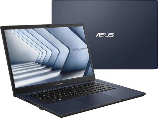 ASUS ExpertBook B1 (B1402)-14.0-inch  / FHD / i7-1355U / Supports Iris Xe with Dual channel RAM / HD Cam / 16GB DDR4 on Bd. / 512GB PCIEx4 / WIN 11 Pro / OEM Chipset  / Backlit Chiclet KB /  Numpad / Star Black TeckPot
