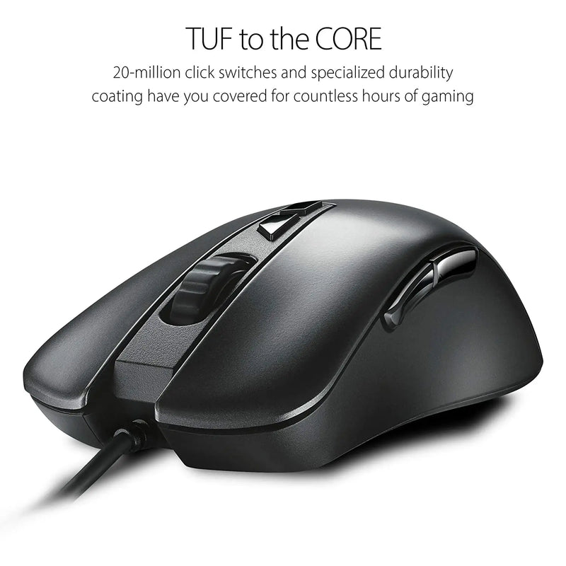 ASUS TUF Gaming M3 Optical USB RGB Gaming Mouse 7KDPI Aura Sync RGB Lighting-Black(Open Box) Asus