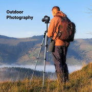 UGREEN Camera Tripod Adjustable 53.5-175cm Aluminum Travel Tripod 3-Way Pan Head Phone Holder DSLR iPhone Android 15187 Ugreen