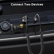 UGREEN BT525 85428 Bluetooth 6.0 LDAC car receiver connects two devices