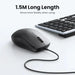 GREEN USB Wired Optical Mouse 3 Button 1200DPI 1.5M Cable Computer Mouse Laptop Desktop PC Gaming Office Mouse 90789 Ugreen