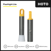 HOTO 12V Cordless Flashlight Lite | High-Brightness LED Torch | Rechargeable, Compact & Lightweight | For Home, Outdoor, Emergency & Repair Use (HTE0015GL / QWSDT001)