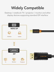 CABLETIME Mini DisplayPort to DisplayPort cable feature presentation