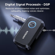 UGREEN CM596 90748 Bluetooth 5.3 AUX receiver digital signal processing