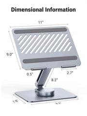 UGREEN 17.3 Inch Laptop Stand Adjustable Foldable Aluminum Ergonomic Riser MacBook Dell HP Lenovo ASUS Notebook 90849 Ugreen
