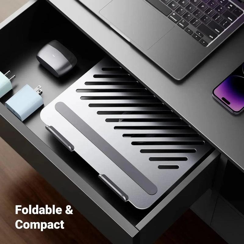 UGREEN 17.3 Inch Laptop Stand Adjustable Foldable Aluminum Ergonomic Riser MacBook Dell HP Lenovo ASUS Notebook 90849 Ugreen