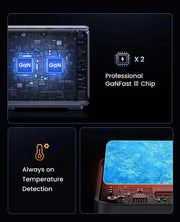 UGREEN Nexode 300W USB-C GaN Charger 5-Port Desktop Station 4 USB-C 1 USB-A MacBook Pro iPhone 15 iPad Steam Deck 90903B Ugreen