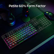 HyperX HKBO1S-RB-US/G Alloy Origins 60 USB-C Mechanical RGB Gaming Wired Keyboard Red Switch (Open Box) HyperX