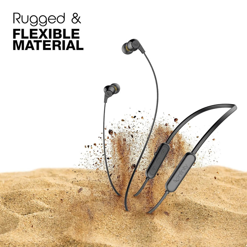 Infinity TRANZ N300 Bluetooth Headset  (Black, In the Ear) Infinity